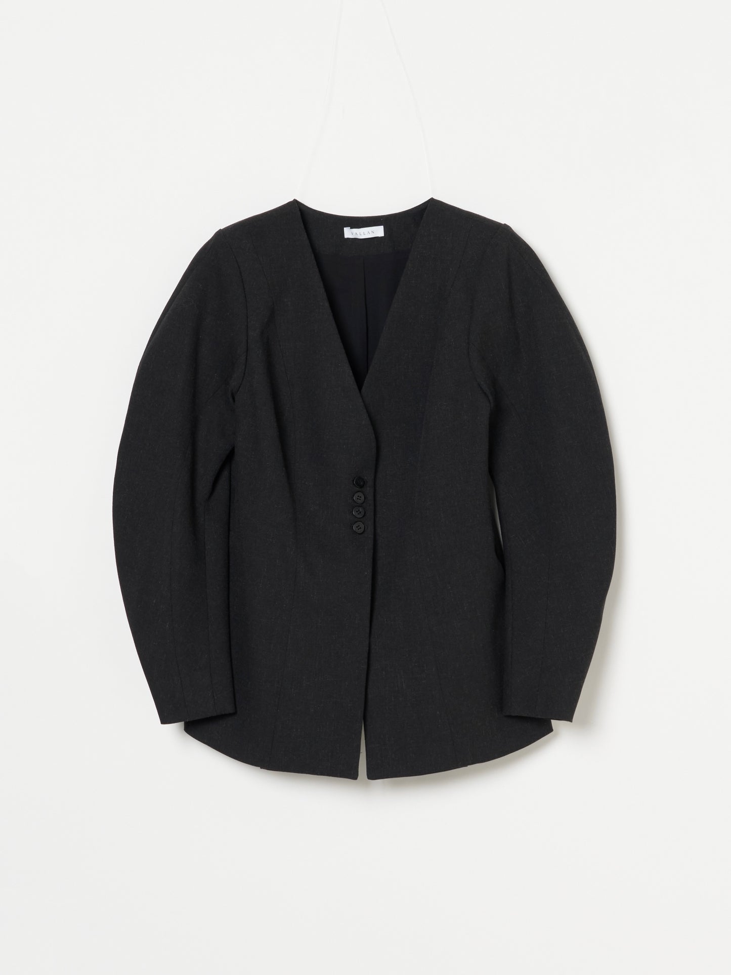 Lined Bottons Classical Cocoon Jacket
