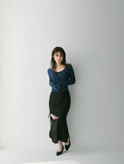 Sheer Ribbon Cardigan