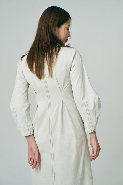 Uneck Stitch Cocoon Dress